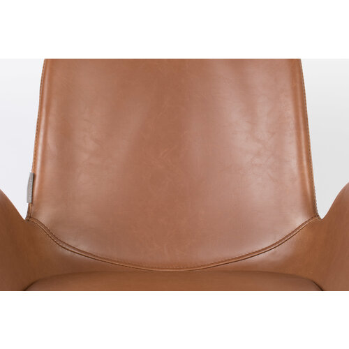 Zuiver Brit Stoel - Brown Leather