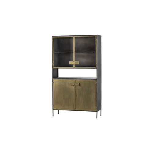Vitrinekast - Golden Brass Vitrinekast - Golden Brass