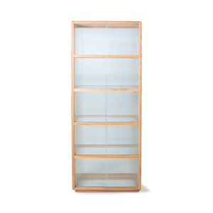 HKliving Kast Ribbed Glass - Natural