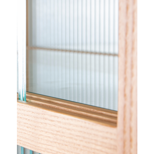 HKliving Kast Ribbed Glass - Natural