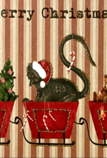vanilla fly Kaart "Merry Christmas Train" (incl. envelop)