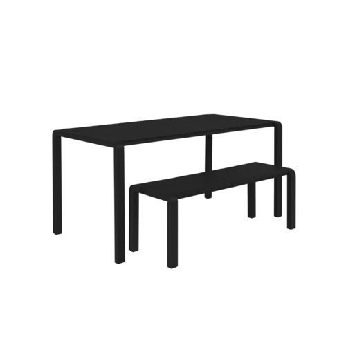 Zuiver Tuinbank Vondel - Black 175 x 45 cm