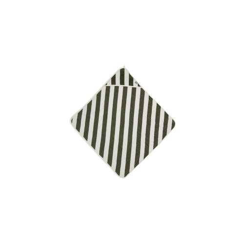 Jollein Badcape Stripe - Terry Leaf Green Jollein Badcape Stripe - Terry Leaf Green