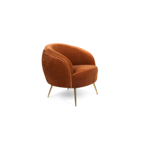 Bold Monkey So Curvy Loungestoel - Orange