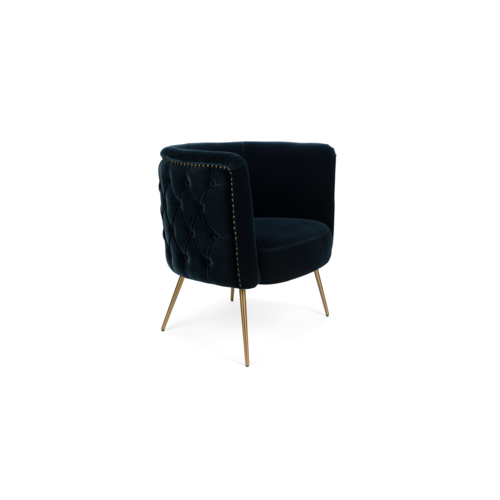 Bold Monkey Such A Stud Loungestoel - Dark Blue Bold Monkey Such A Stud Loungestoel - Dark Blue