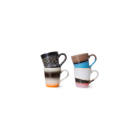 Set v 4 Espresso Mugs 70s - Funky