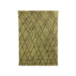 HKliving Vloerkleed Wol - Olive 180 x 280 cm