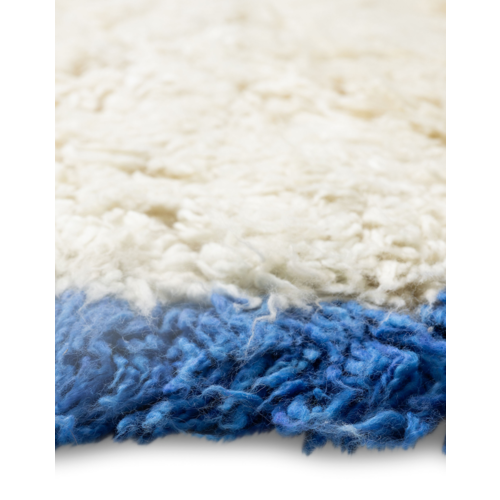 HKliving Fluffy Vloerkleed - Blue Corner 170 x 280 cm