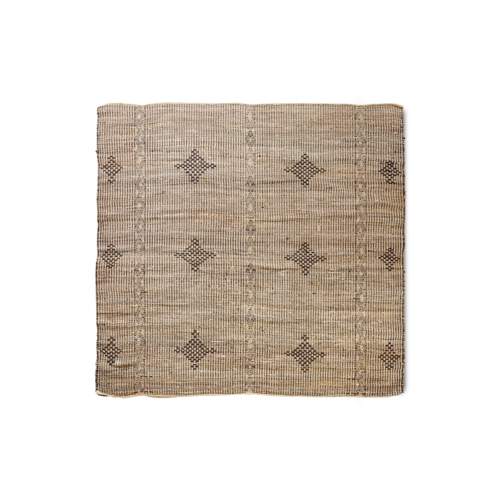 HKliving Vloerkleed Jute - Rustic 200 x 200 cm