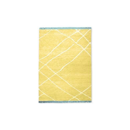 HKliving Vloerkleed Wol - Yellow 180 x 280 cm