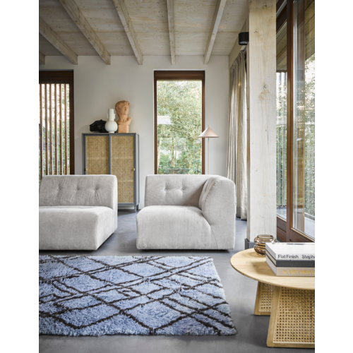 HKliving Vloerkleed Wol - Grey/Blue 180 x 280 cm HKliving Vloerkleed Wol - Grey/Blue 180 x 280 cm