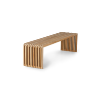 Slatted Bench - Natural Teak