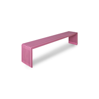 Slatted Bench - Hot Pink