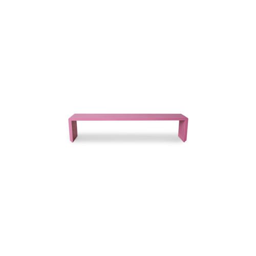 HKliving Slatted Bench - Hot Pink