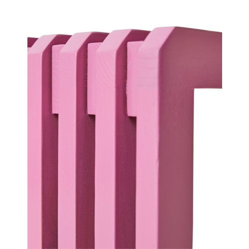 HKliving Slatted Bench - Hot Pink