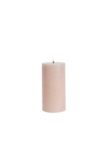 UYUNI LED Pillar Candle - Beige 7.8 x 15 cm