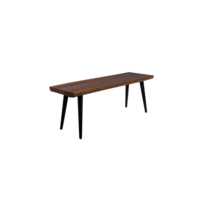 Zitbank Agalon - Walnoot 140 x 40 cm