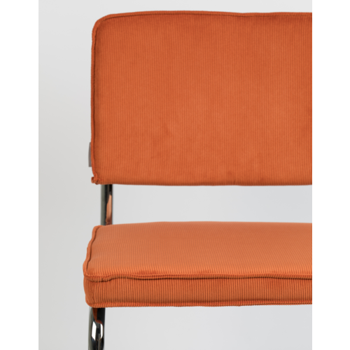 Zuiver Ridge Stoel - Orange Rib