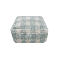 Vichy Pouf - Sage Blue