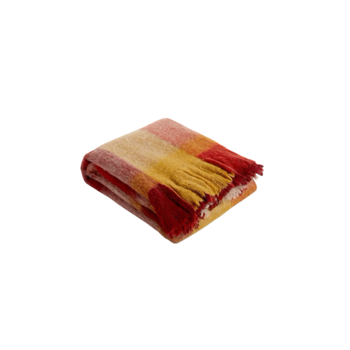 Kave Home Plaid Galilea - Patterned Squares Kave Home Plaid Galilea - Patterned Squares