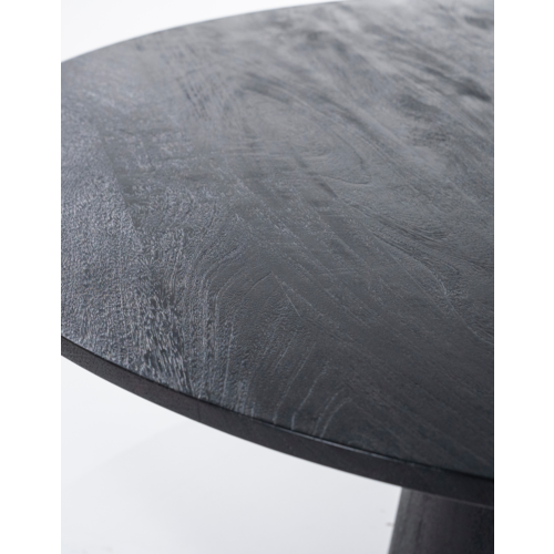 Eettafel Aron Black - Rond 130cm