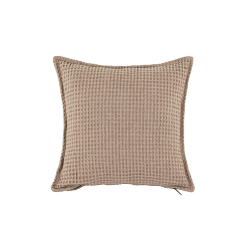 Kussen (gevuld) Honeycomb - Taupe 45x45cm