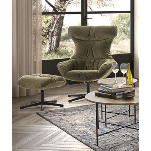 Toonzaalmodel Relax Fauteuil Jakarta incl. poef Toonzaalmodel Relax Fauteuil Jakarta incl. poef