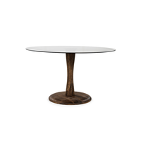 Eettafel Rond - Boogie Brown