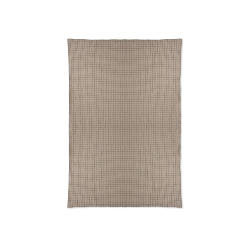 HKliving Checkered Plaid - Beige 130 x 170 cm