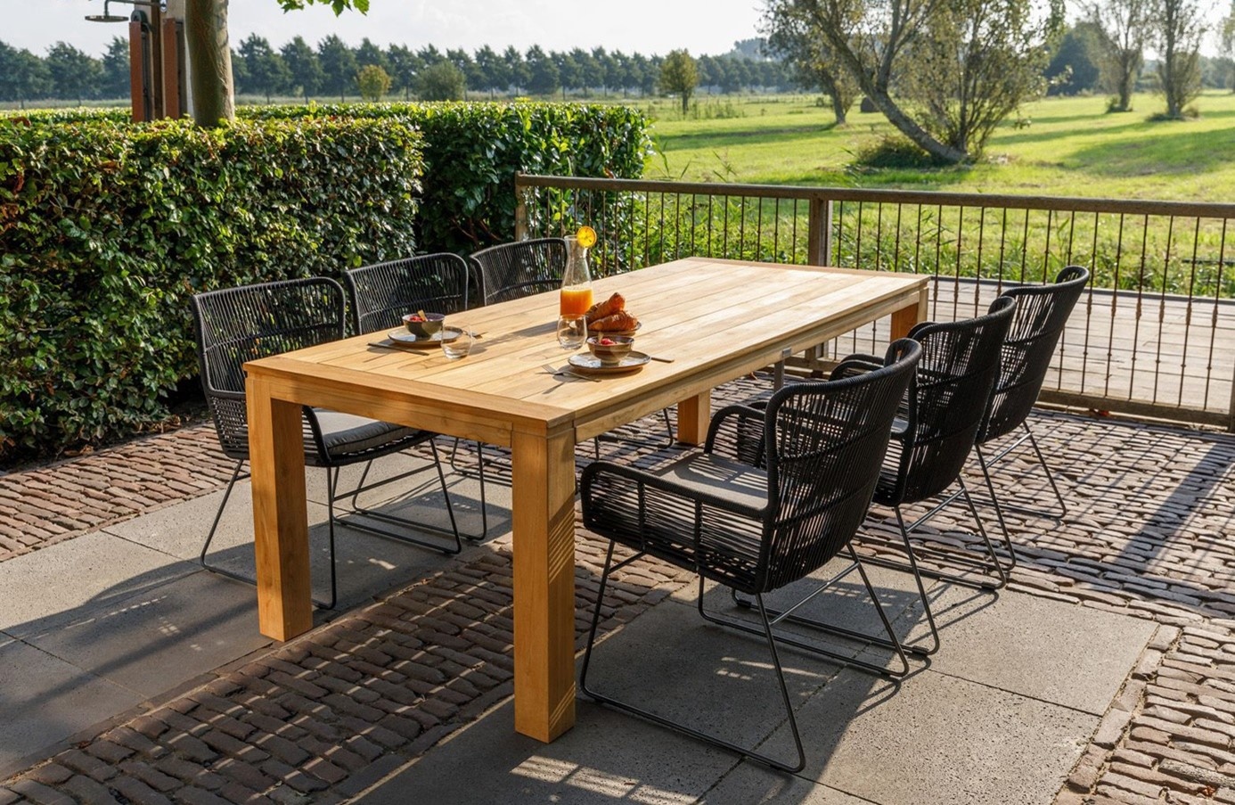 Tuintafel Teak