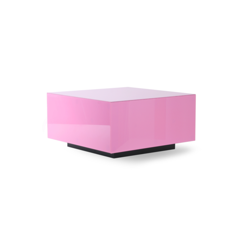 HKliving Mirror Block Table - Pink L