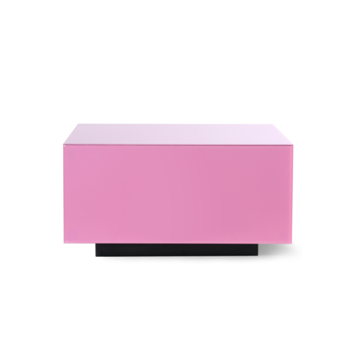 HKliving Mirror Block Table - Pink L