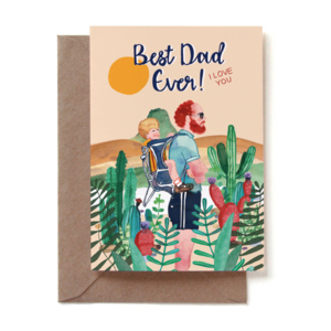 Kaart "Best Dad" (incl. envelop)