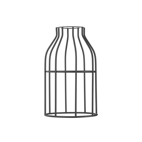 Hoopzi Cage Lampenkap voor Hanglamp - Zwart Metaal Hoopzi Cage Lampenkap voor Hanglamp - Zwart Metaal