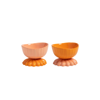 Set van 2 Coupe Clam - Orange