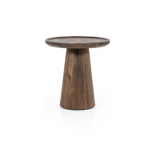 Bijzettafel Mangohout - Bruin 46cm