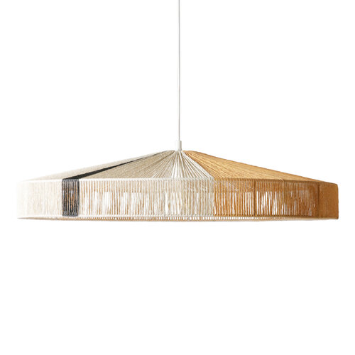 HKliving Hanglamp Pendant Rope - Black Stripe