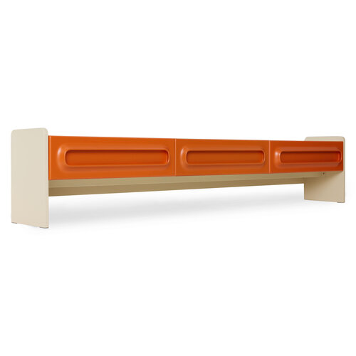 HKliving Wandkast Space - Orange/Cream