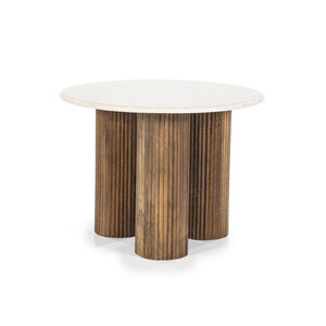 Bijzettafel Xavi - Marmer & Hout