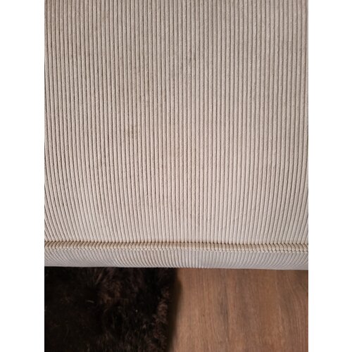 Zetel Lima - Opstelling: 1,5 zit arm L + Divan R - Stof Cord beige