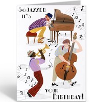 Kaart "Jazz Trio" (incl. envelop)