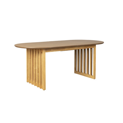 Dutchbone Uitschuifbare Tafel Barlet - Eik 200/240 x 90 cm