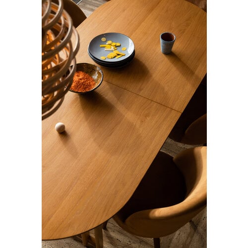 Dutchbone Uitschuifbare Tafel Barlet - Eik 200/240 x 90 cm