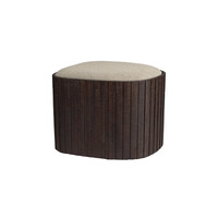 Poef Bay met opbergruimte - Brown
