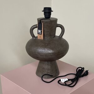 HKliving Lampvoet Stoneware Charcoal
