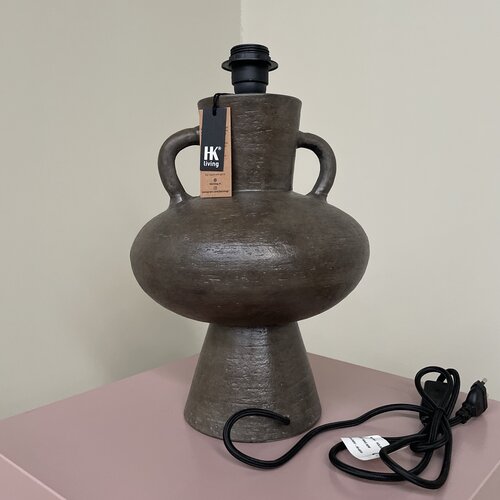 HKliving Lampvoet Stoneware Charcoal HKliving Lampvoet Stoneware Charcoal