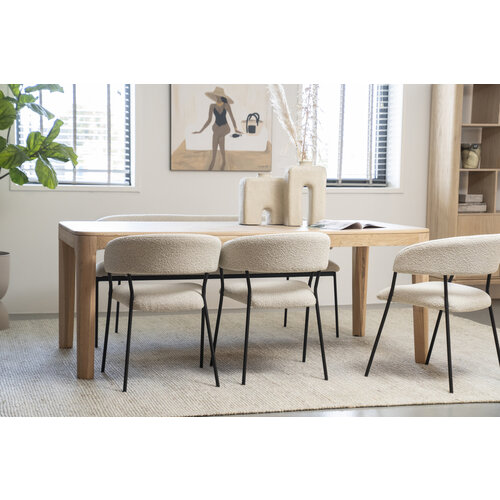 Eettafel Eikenhout - Naturel 200  x 100 cm