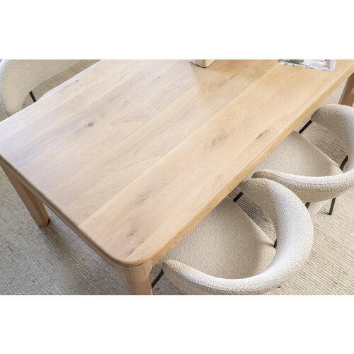 Eettafel Eikenhout - Naturel 160 x 90 cm