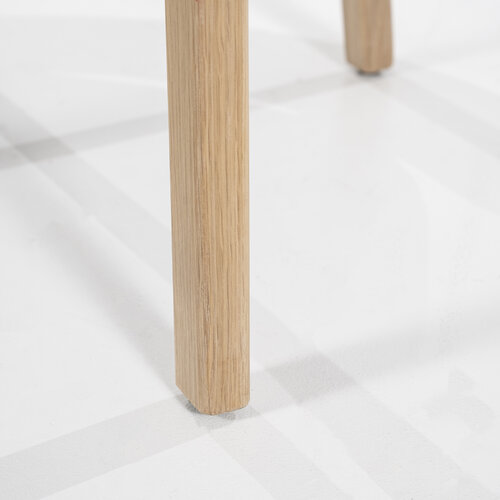 Stoel Eikenhout - Naturel & Taupe