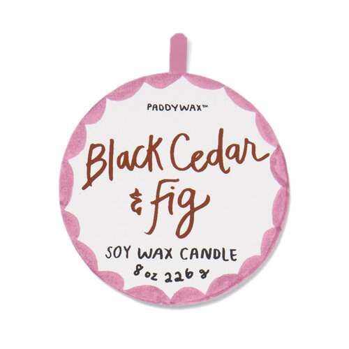 Paddywax Geurkaars Tiger - Black Cedar & Fig Boxed 226g